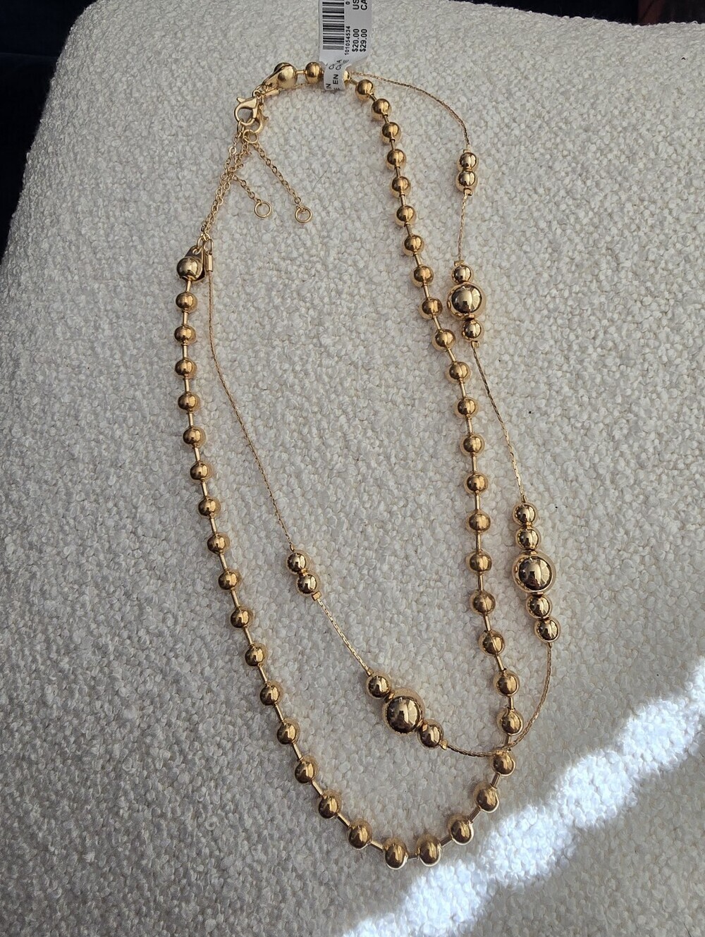Urban Outfitters, Beaded Necklace Set, Gold Tone, MSRP $20
